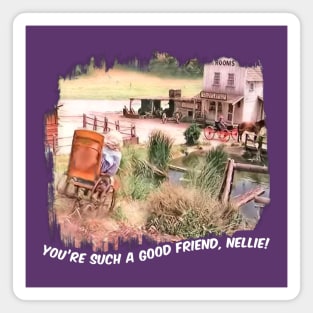 Little House Wheelchair Scene Magnet